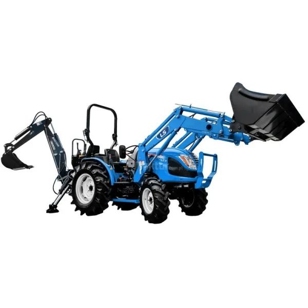 LS Tractor MT3.60 MEC 4×4 57 KM + ŁADOWACZ LS LL4104 + KOPARKA LW-7